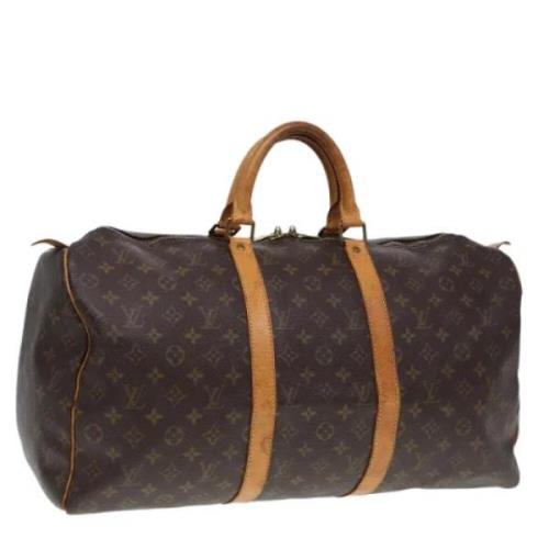 Louis Vuitton Vintage Pre-owned Canvas resvskor Brown, Dam