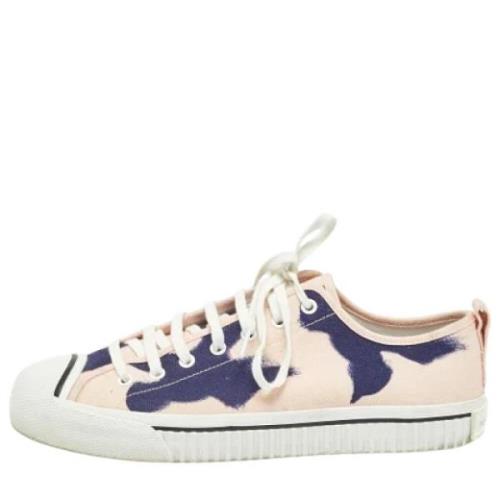 Burberry Vintage Pre-owned Canvas sneakers Pink, Herr