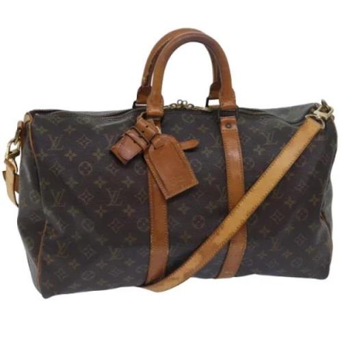 Louis Vuitton Vintage Pre-owned Canvas resvskor Brown, Dam