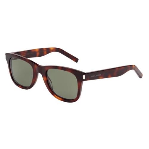 Saint Laurent Grön Lins Solglasögon SL 51 003 Brown, Unisex