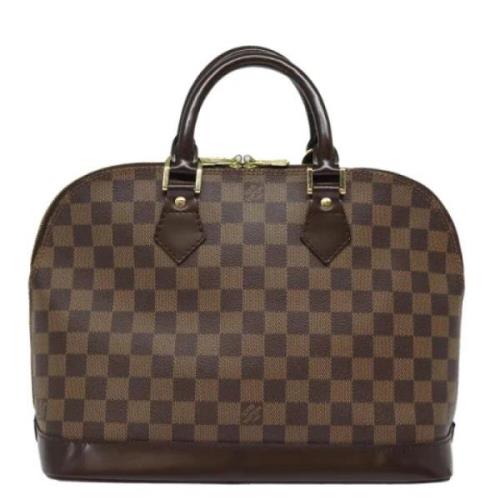 Louis Vuitton Vintage Pre-owned Canvas handvskor Brown, Dam