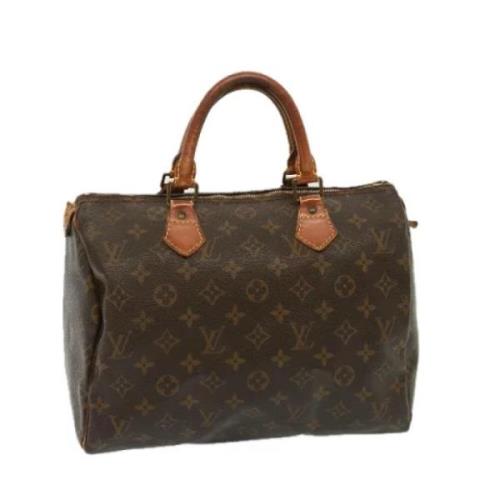 Louis Vuitton Vintage Pre-owned Canvas handvskor Brown, Dam