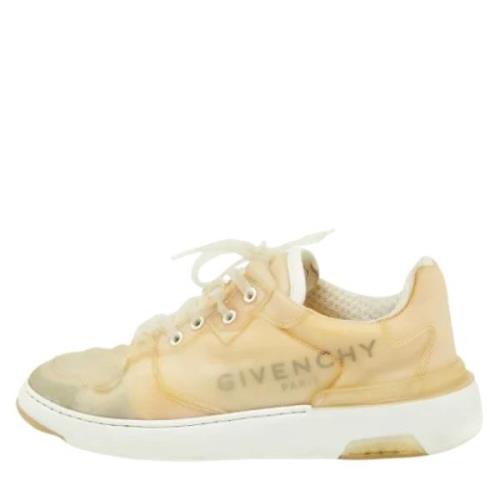 Givenchy Pre-owned Pre-owned Tyg sneakers Beige, Herr