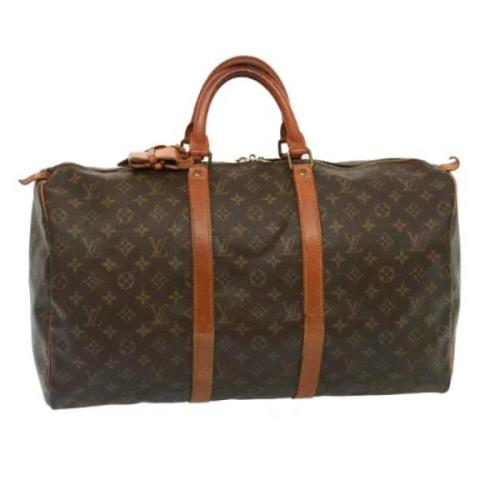 Louis Vuitton Vintage Pre-owned Canvas resvskor Brown, Dam