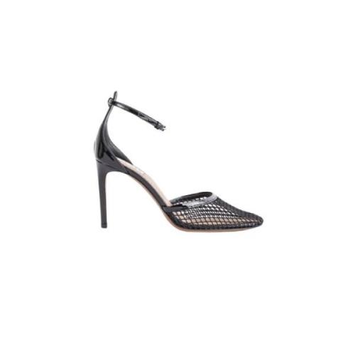 Alaïa Svart Fishnet High-Heeled Pumps Black, Dam