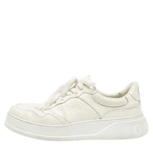 Gucci Vintage Pre-owned Laeder sneakers White, Herr