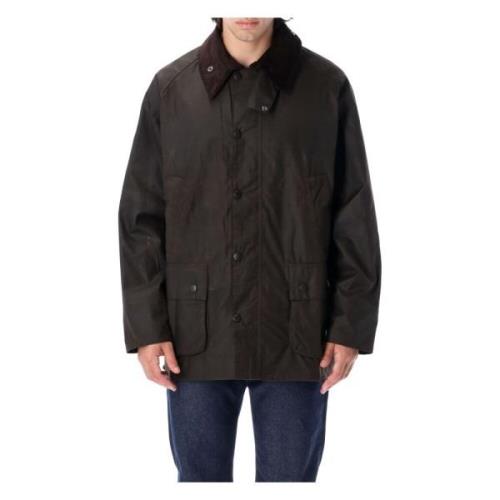 Barbour Klassisk Bedale Vaxjacka Oliv Brown, Herr