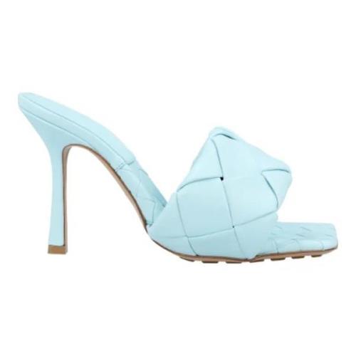 Bottega Veneta Laeder mules Blue, Dam