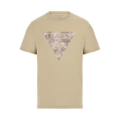 Guess Kortärmad T-shirt Beige, Herr