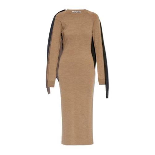 Moschino Ullklänning Beige, Dam