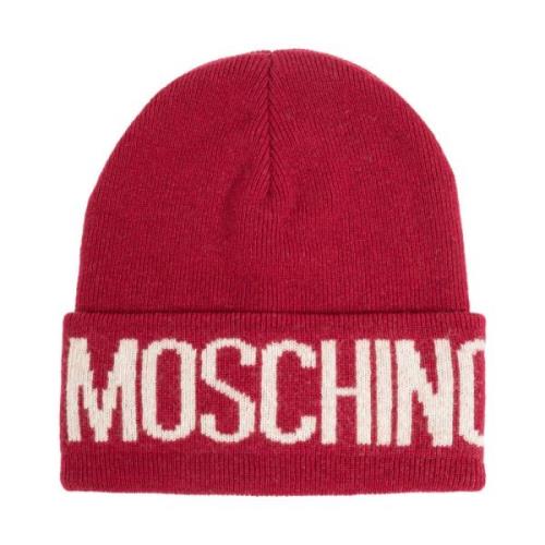 Moschino Keps med logo Red, Unisex