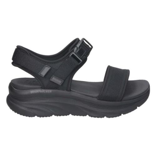 Skechers D´Lux Walker Sandaler Black, Dam