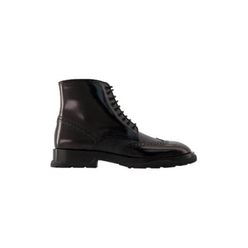 Alexander McQueen Läder stvlar Black, Dam