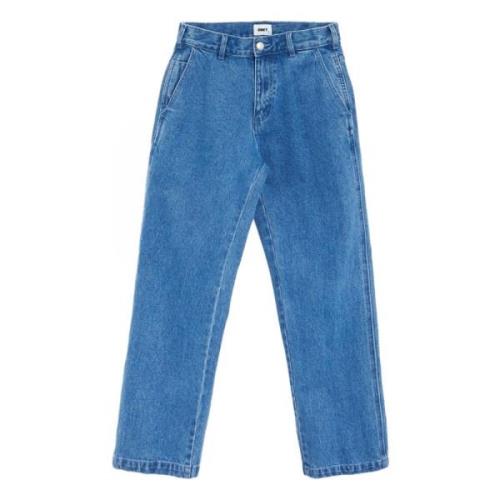 Obey Hantverkssnickare Denim Jeans Blue, Herr