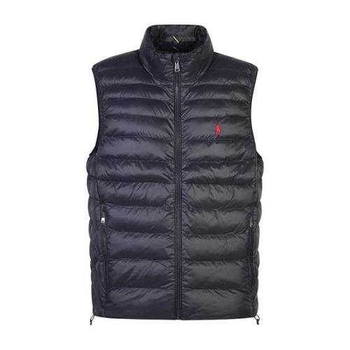 Ralph Lauren Blå Stickat Herrmode Aw24 Blue, Herr