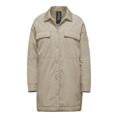 BomBoogie Regntät Oversize Nylon Overshirt Gray, Dam