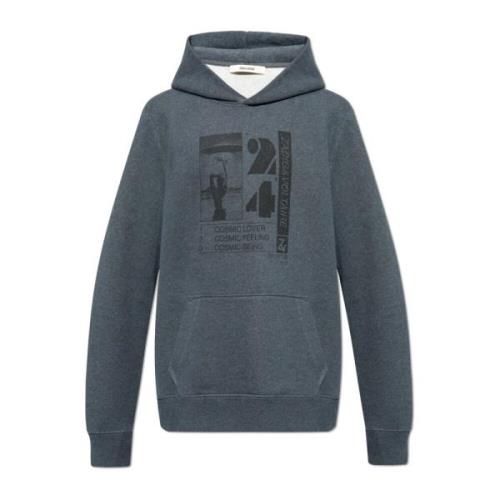 Zadig & Voltaire Sweatshirt Sanchi Gray, Herr