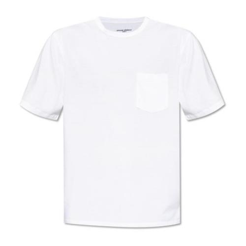 Officine Générale T-shirt med ficka White, Herr