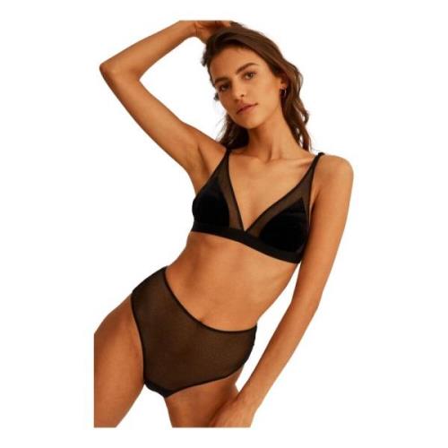 Undress Code Dreamgirl Mesh Trosor Black, Dam