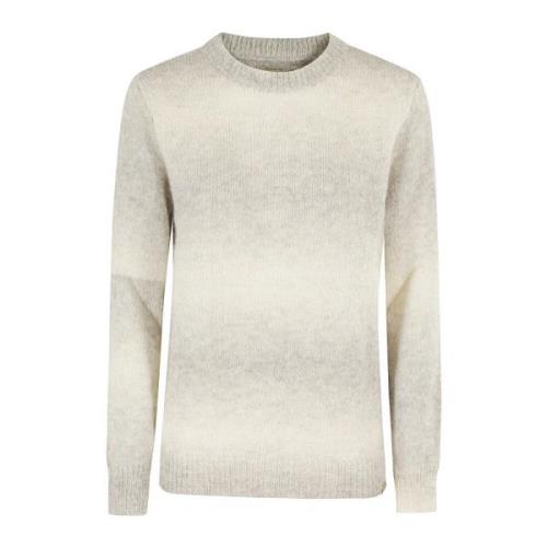 Woolrich Alpaca Ombre Crewneck Sweater Gray, Dam