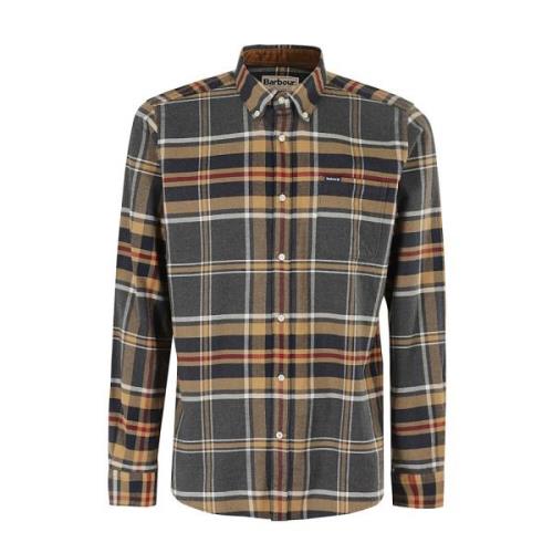 Barbour Skräddarsydd rutig skjorta Multicolor, Herr