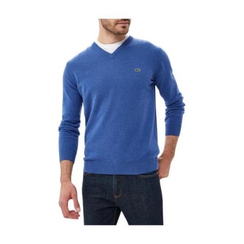 Lacoste Blå Pullover Sweaters Höst-Vinter Blue, Herr