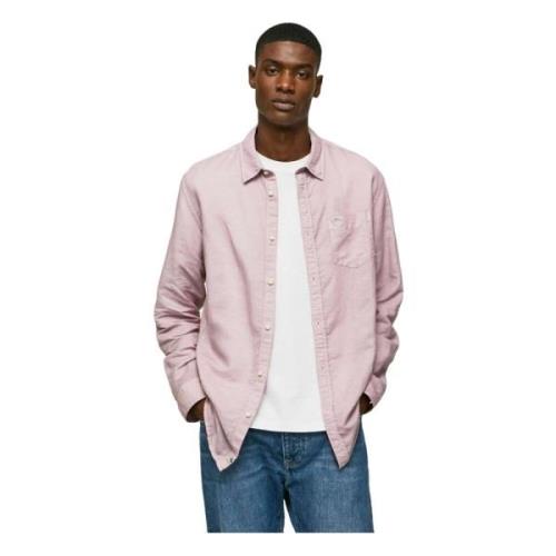 Pepe Jeans Skjorta Pink, Herr