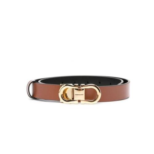 Salvatore Ferragamo Bruna Tillbehör Bälte Aw24 Brown, Dam