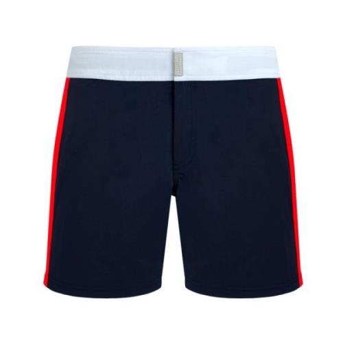 Vilebrequin Herr Color Block Badshorts Blue, Herr