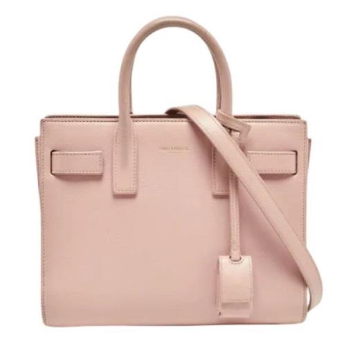 Yves Saint Laurent Vintage Pre-owned Laeder totevskor Pink, Dam