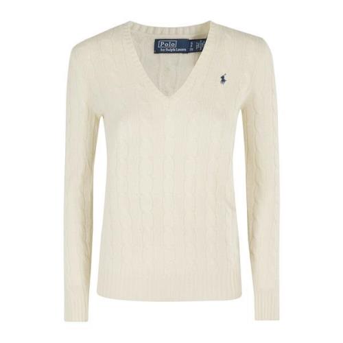 Ralph Lauren Stilig Pullover Tröja för Män White, Dam