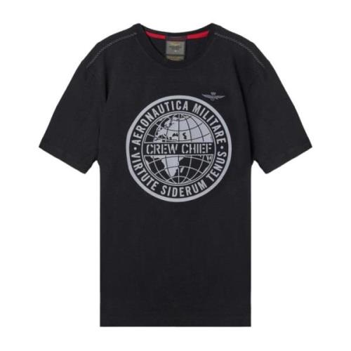 Aeronautica Militare Kortärmad T-shirt Black, Herr