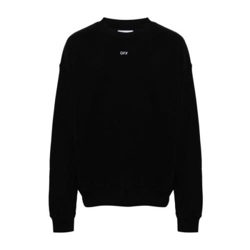 Off White Svart Sweatshirt Aw24 Black, Herr