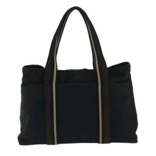 Hermès Vintage Pre-owned Canvas totevskor Black, Dam