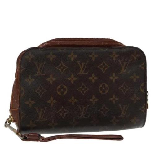 Louis Vuitton Vintage Pre-owned Canvas kuvertvskor Brown, Dam