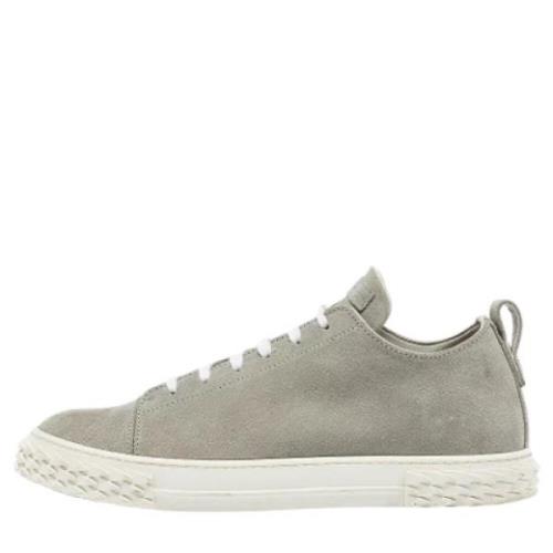 Giuseppe Zanotti Pre-owned Pre-owned Mocka sneakers Gray, Herr