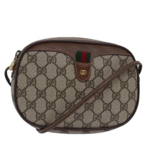 Gucci Vintage Pre-owned Laeder gucci-vskor Beige, Dam