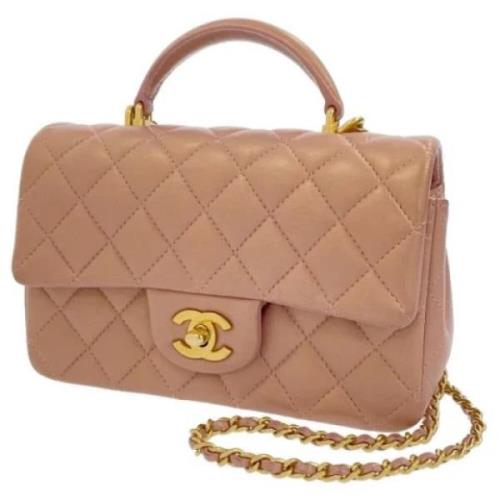 Chanel Vintage Pre-owned Laeder chanel-vskor Pink, Dam