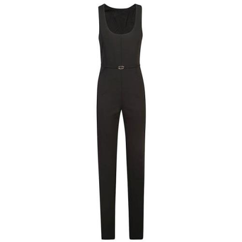 Twinset Svart Overall Dammode Aw24 Black, Dam