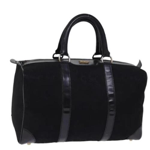 Celine Vintage Pre-owned Canvas resvskor Black, Dam