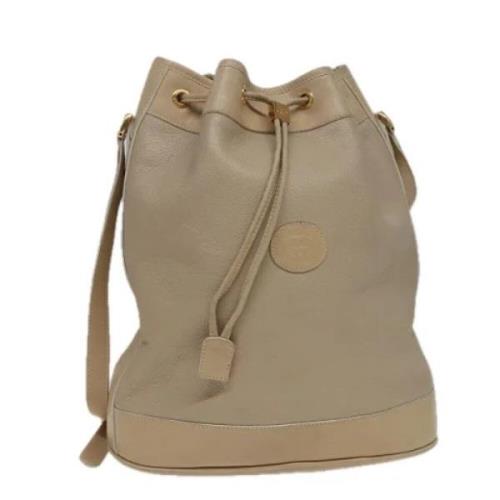 Gucci Vintage Pre-owned Laeder gucci-vskor Beige, Dam