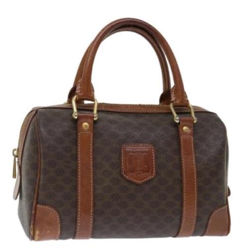 Celine Vintage Pre-owned Laeder handvskor Brown, Dam