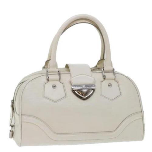 Louis Vuitton Vintage Pre-owned Laeder handvskor White, Dam