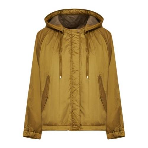 Max Mara Weekend Vändbar Shearling Krage Jacka Yellow, Dam