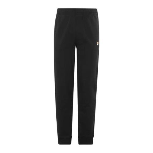 Maison Kitsuné Patch Jog Byxor Black, Herr