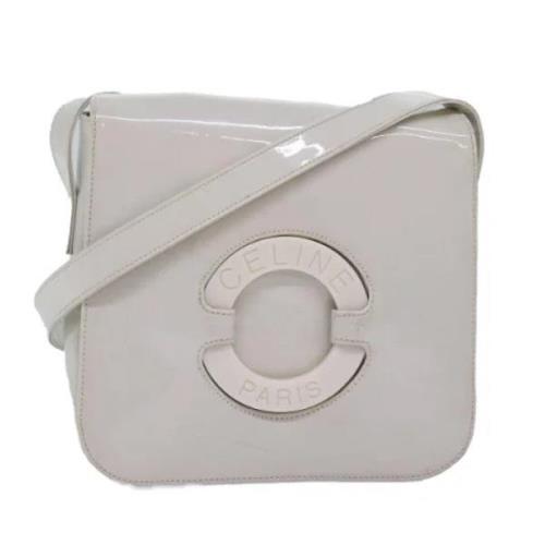 Celine Vintage Pre-owned Canvas celine-vskor White, Dam