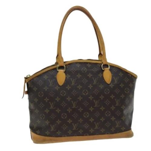 Louis Vuitton Vintage Pre-owned Canvas handvskor Brown, Dam