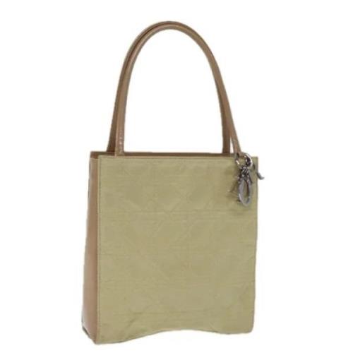 Dior Vintage Pre-owned Nylon handvskor Beige, Dam