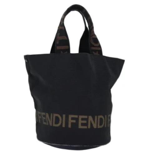 Fendi Vintage Pre-owned Nylon handvskor Black, Unisex