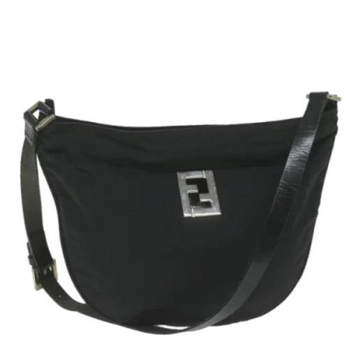 Fendi Vintage Pre-owned Canvas fendi-vskor Black, Dam